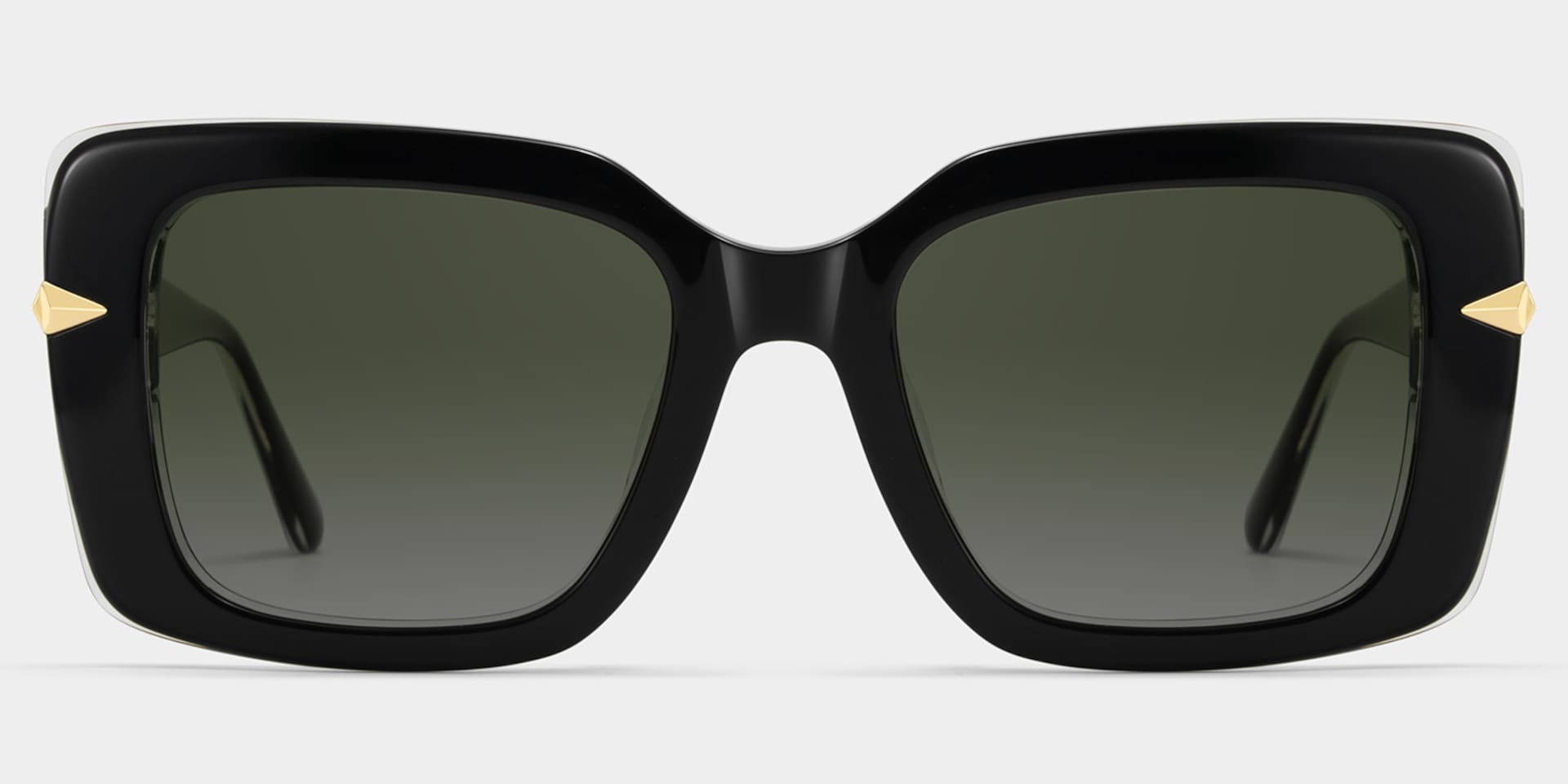 Neon Square Black Polarized Sunglasses2