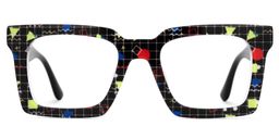 Kevin Square Black Glasses0