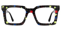Kevin Square Black Glasses0