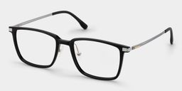 Ivonne Rectangle Black Glasses2