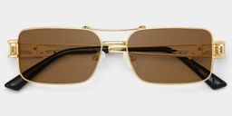 Eric Aviator Gold Glasses1