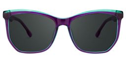 Libby Geometric Purple Glasses0