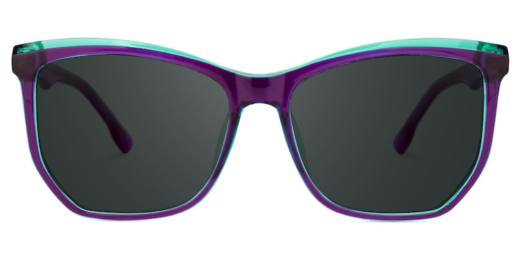 Libby Geometric Purple Glasses