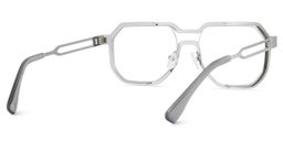 Hype Geometric Silver Glasses6