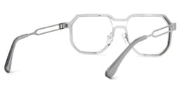 Hype Geometric Silver Glasses6