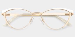 Sydney Cat Eye Gold Glasses1