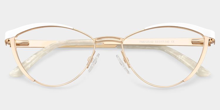 Sydney Cat Eye Gold Glasses