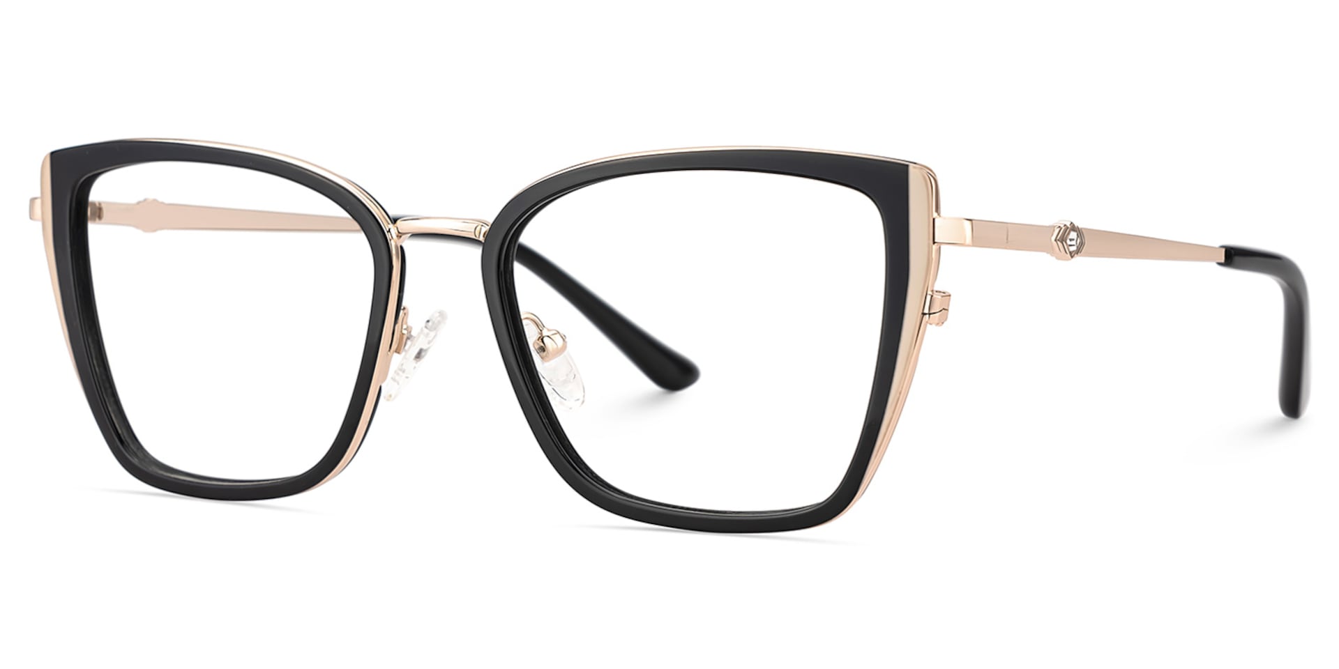 Juniper Eyeglasses in Square Black Frame | Zeelool5