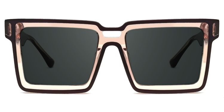 Milian Square Brown Glasses