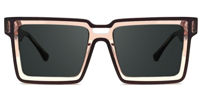 Milian Square Brown Glasses