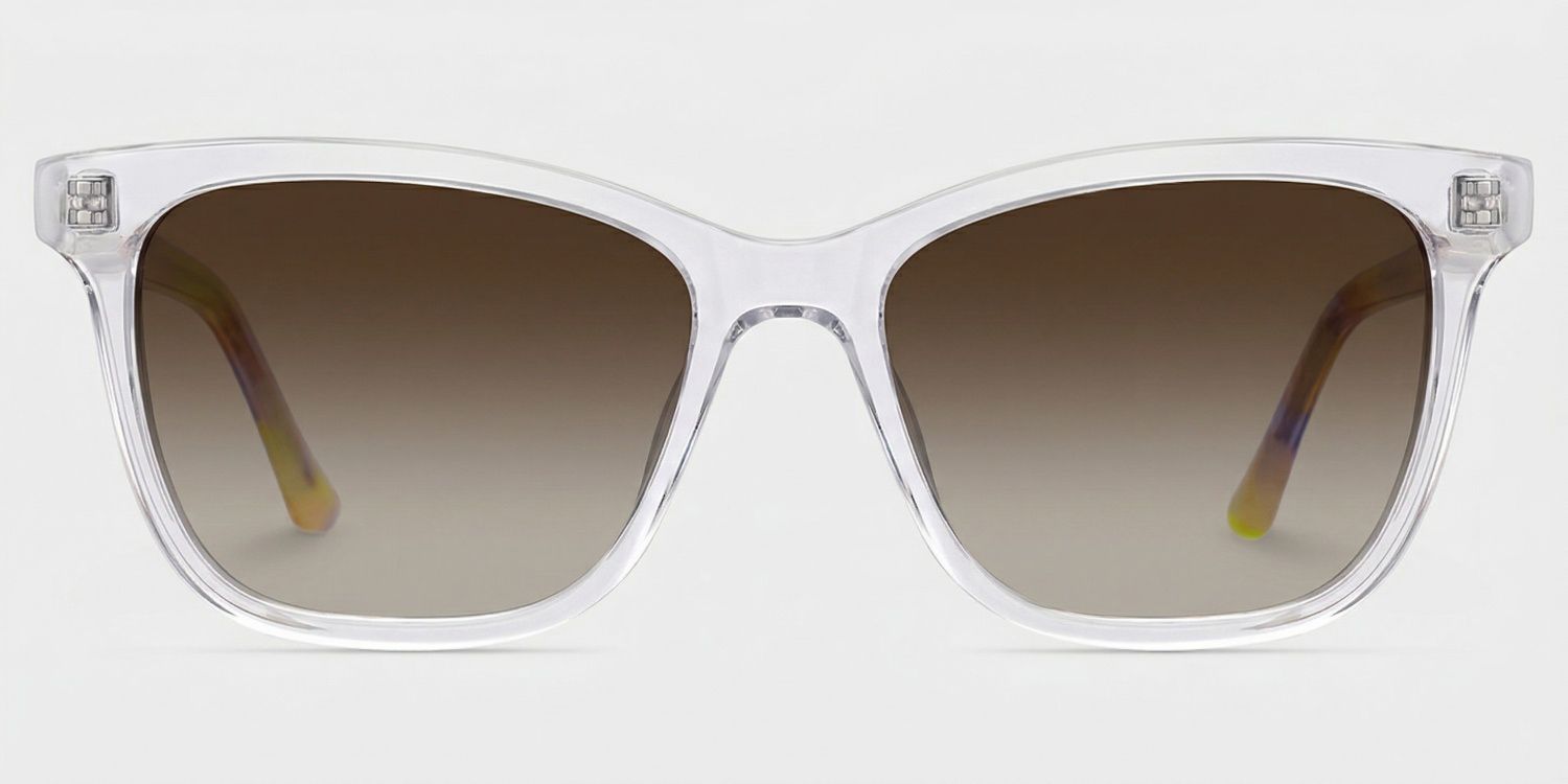 Faith Healing Glasses - Clear Rectangle Acetate Frames | ZEELOOL
