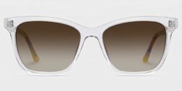 Faith Clear Rectangle Glasses0