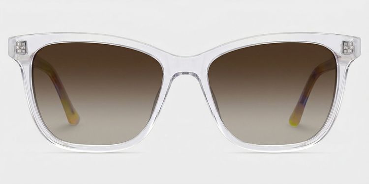Faith Clear Rectangle Glasses