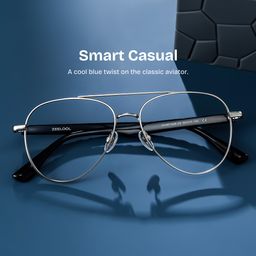 Aspen Silver Aviator Glasses0