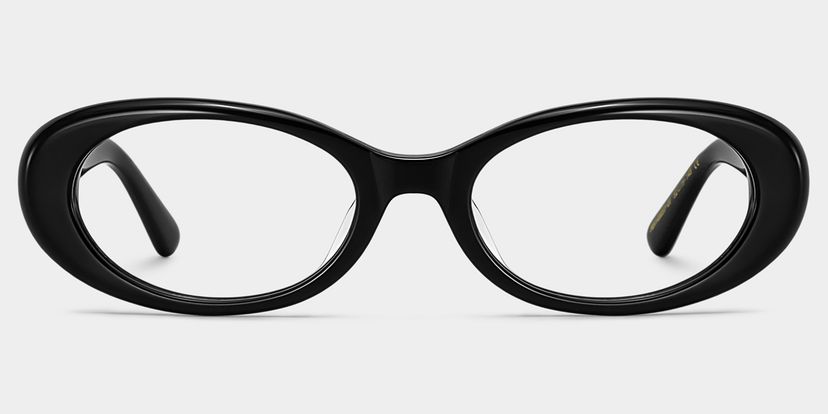 The 90s Black Oval Glasses