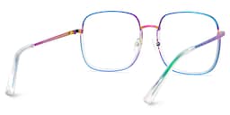 Wade Square Iridescent Glasses5