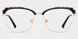 Phoebe Browline Tortoise Glasses1