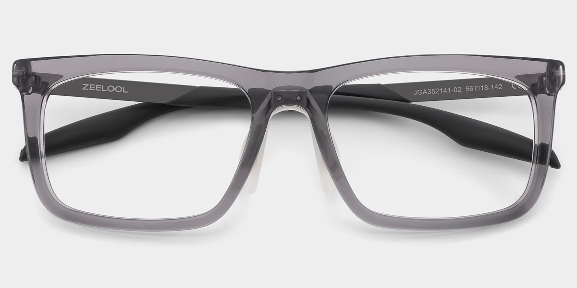 Ease Gray Frame Glasses with Rectangle Frame Online | ZEELOOL4