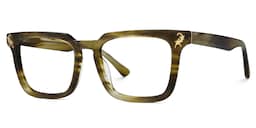 Bashir Rectangle Brown Glasses3