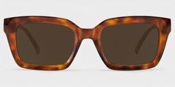 Marley Tortoise Rectangle Sunglasses0