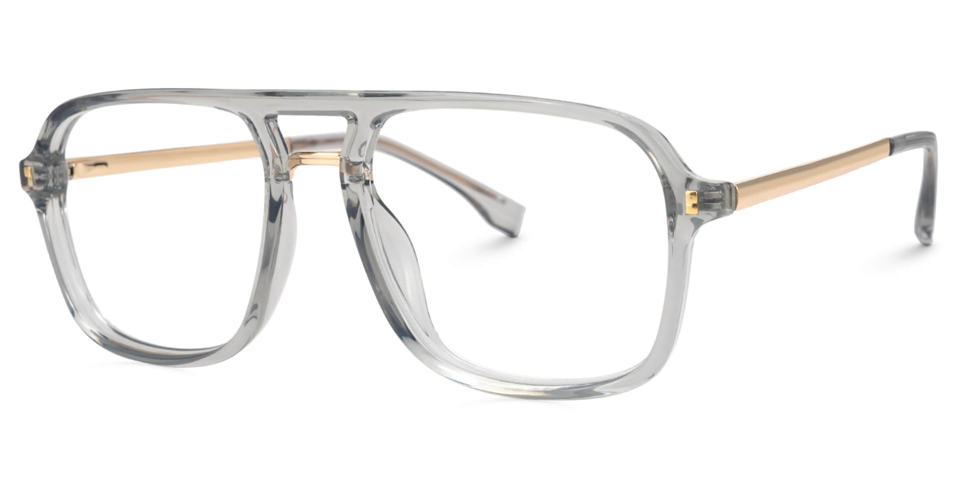 Aviator Kilworth Gray Glasses deals -Zeelool Glasses2