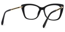 Deangela Cateye Black Glasses4