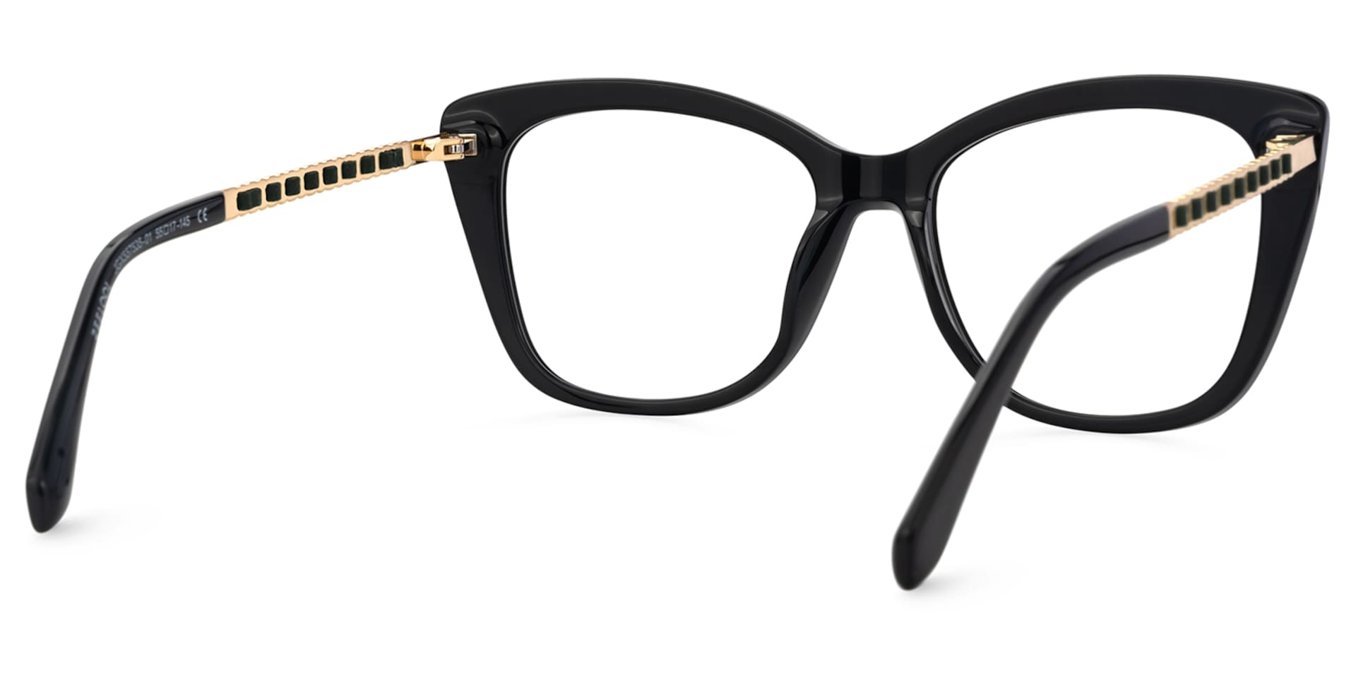 Deangela Women's Black Frame Eyeglasses  | Zeelool4