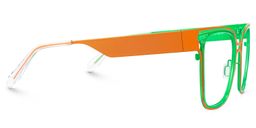 Dacarine Square Green Glasses2