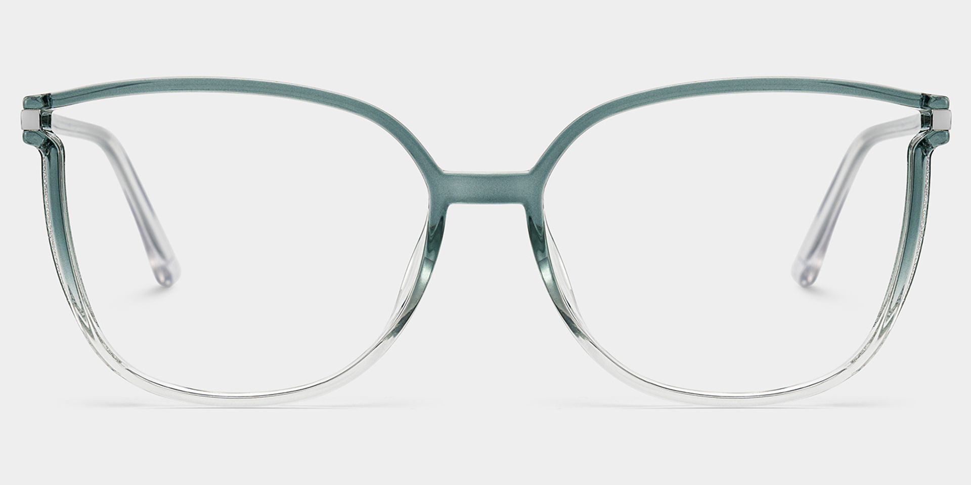 Rodz Sage Green Frame Glasses with Square Design0