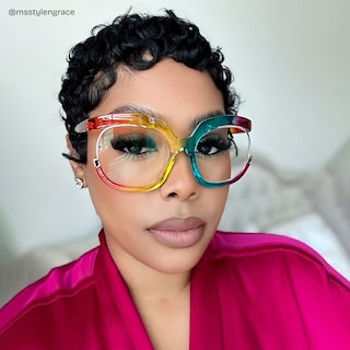 Darice Round Colorful Glasses4