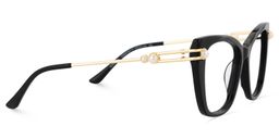 Victor Black Cat eye Glasses5
