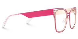 Dacarine Square Pink Gold Glasses4