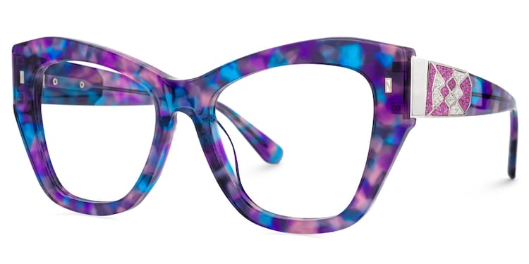 Rachelle Butterfly Purple Glasses