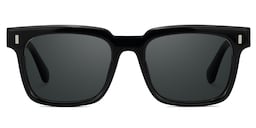 Katia Square Black Glasses0