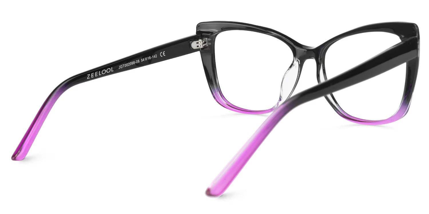 Square Farris Pink Glasses deals -Zeelool Glasses3