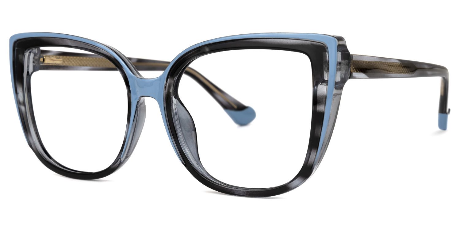 Fenn Cateye Blue Glasses1