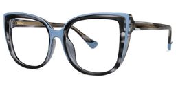 Fenn Cateye Blue Glasses1