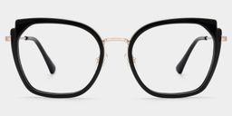 Murcia Square Black Glasses1