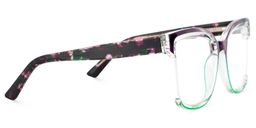 Cadogan Square Purple-Green Glasses4