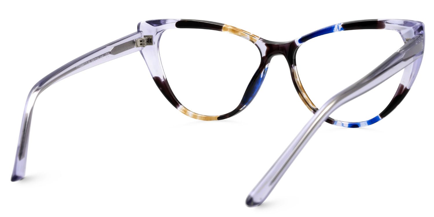 Tarun Cateye Floral Glasses | Zeelool Glasses3