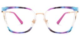 Martins Rectangle Multicolor Glasses1