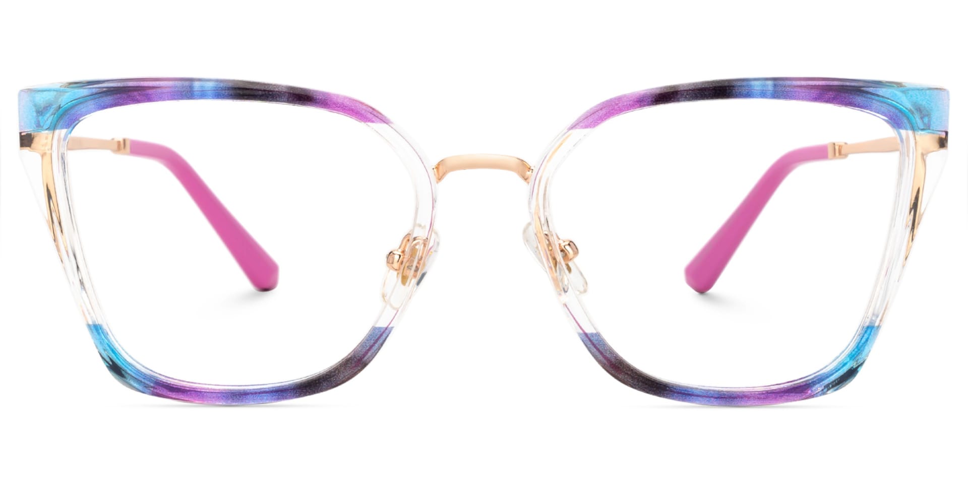 Martins TR90 Rectangle Multicolor Frame Glasses | Zeelool1
