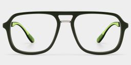Ryder Green Aviator Glasses0