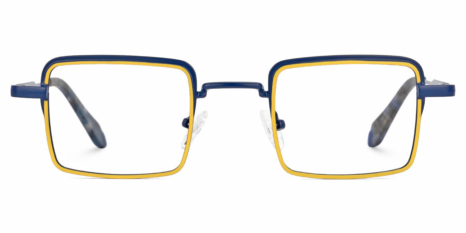 Rachele Yellow Eyeglasses with Square Shape | Zeelool Optical0