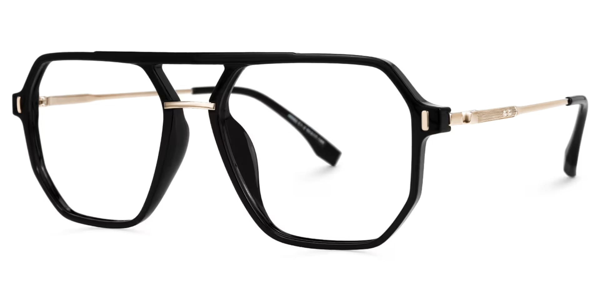 Aviator Lizbeth Black Glasses on sale -Zeelool Glasses1