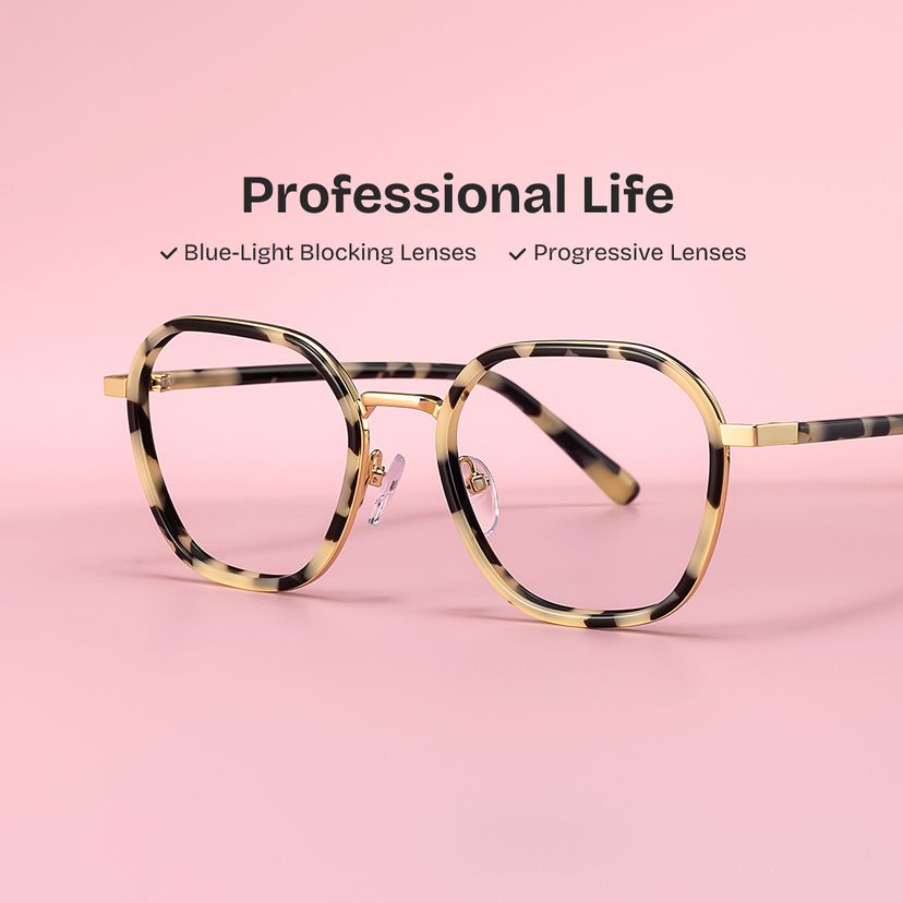 Mitchell Geometric Tortoise Glasses