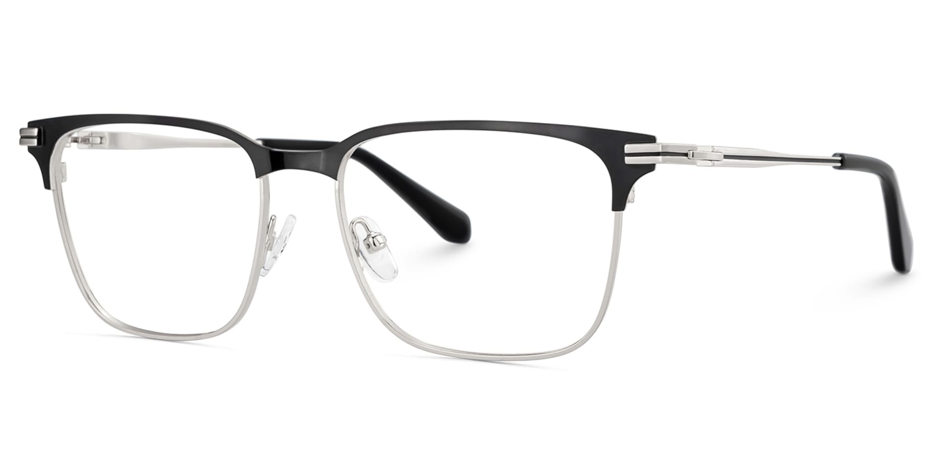 Marshall Gray Rectangle Prescription Glasses | Zeelool3