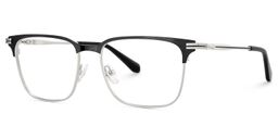 Marshall Grey Silver Browline Glasses3
