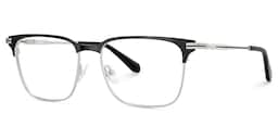 Marshall Rectangle Grey Silver Glasses3