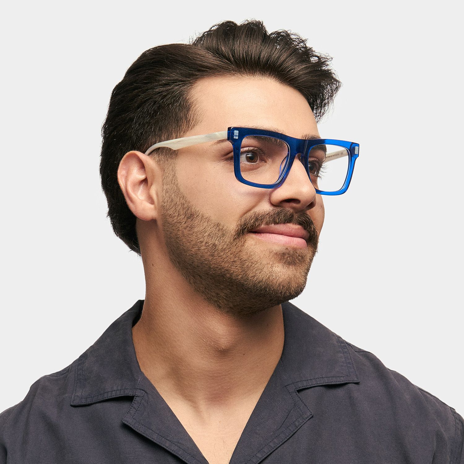 Square Blue Glasses For Men | Zeelool1